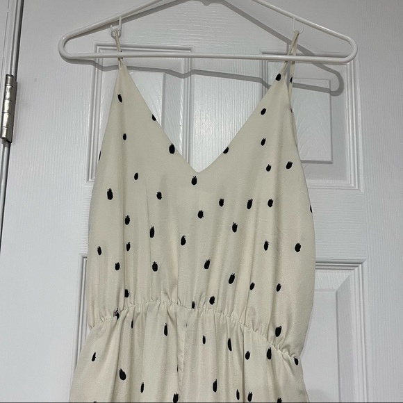Everly Sweetheart Polka Dot Maxi Dress with Pockets Size Small - Picture 7 of 9